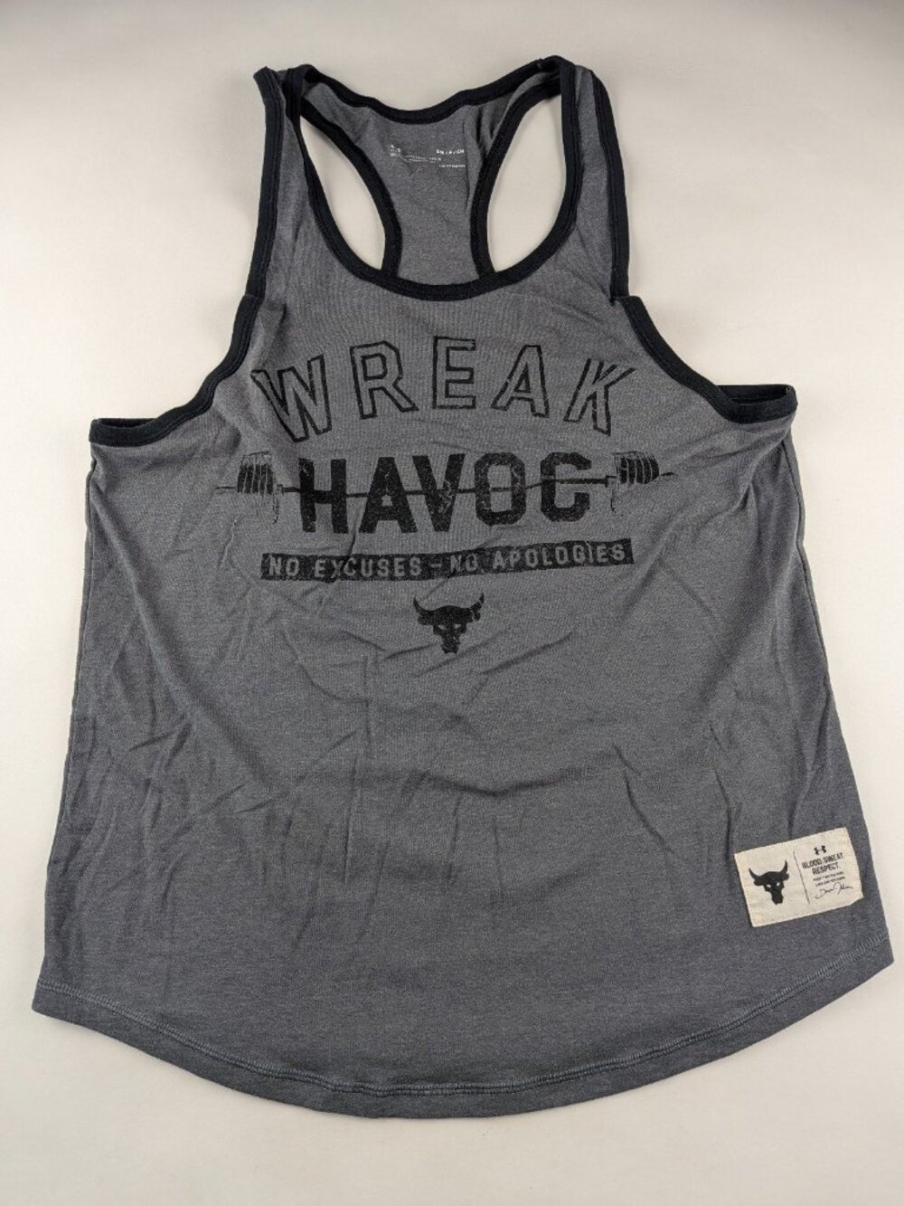Under Armour Project Rock Wreak Havoc Athletic Tank Top Small